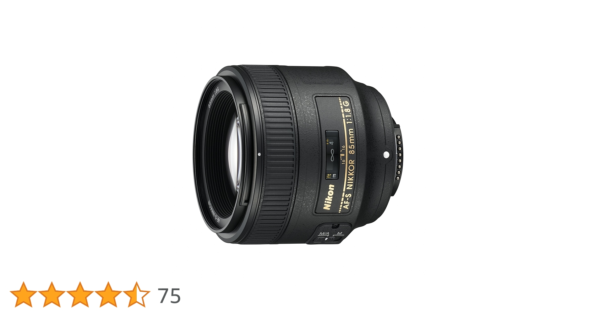 Amazon.co.jp: Nikon AF-S NIKKOR 85mm f/1.8G レンズ ブラック : 家電
